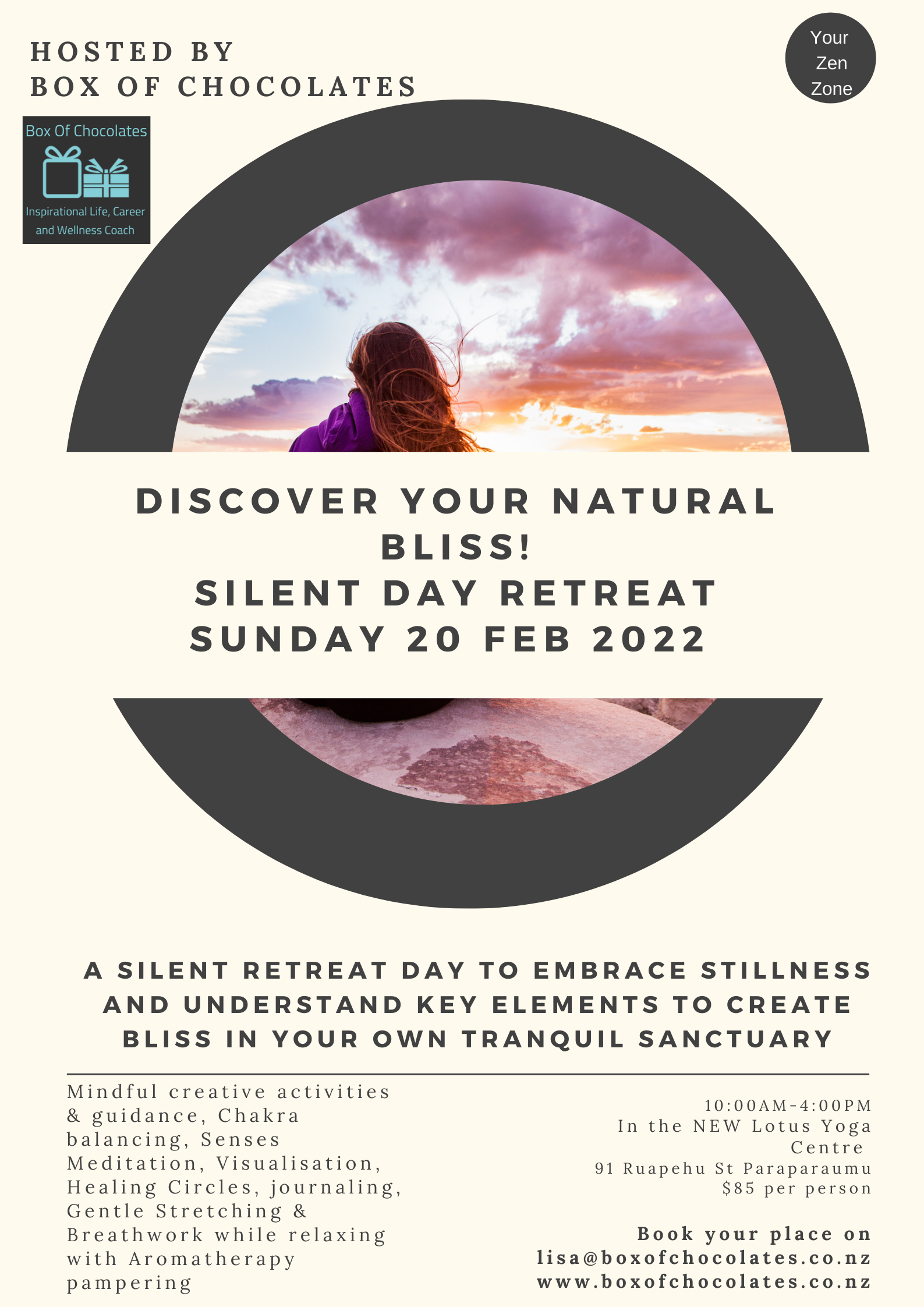 Discover Your Natural Bliss - Silent Day Retreat 